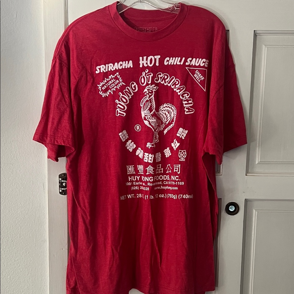 Red Sriracha Graphic T-Shirt